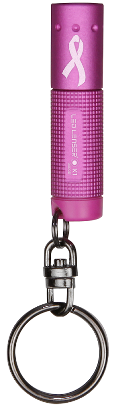 Svítilna LEDLENSER K1 v růžové barvě Pink s kroužkem